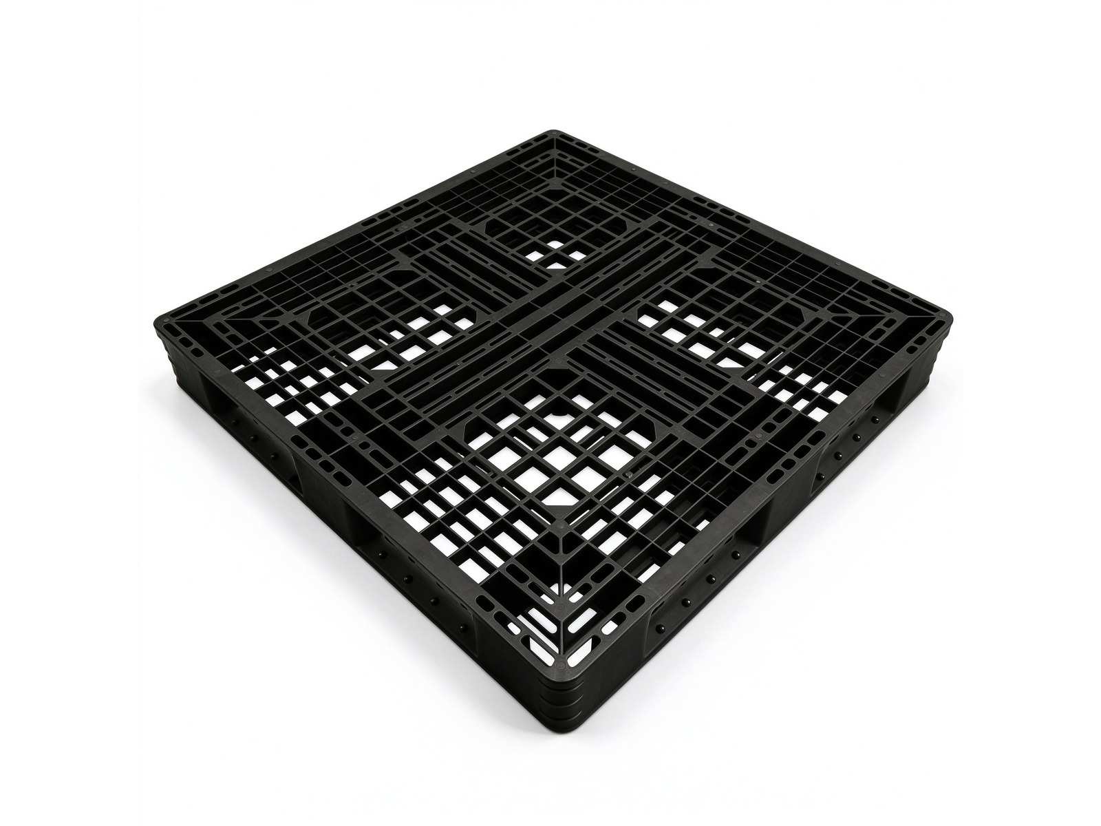 1050 Cross-Runner Grid Deck Plastic Pallet