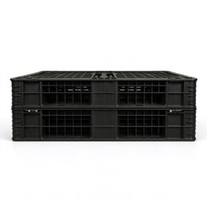 Cross-Runner Grid Deck Plastic Pallet