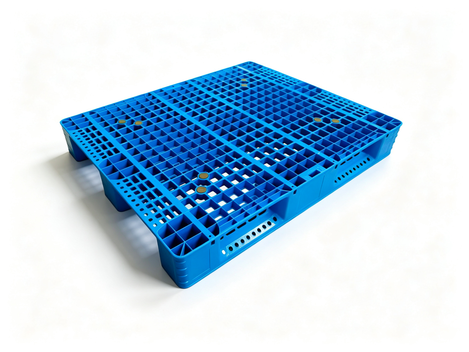 1210 Three-Runner Ventilated Grid Deck Pallet