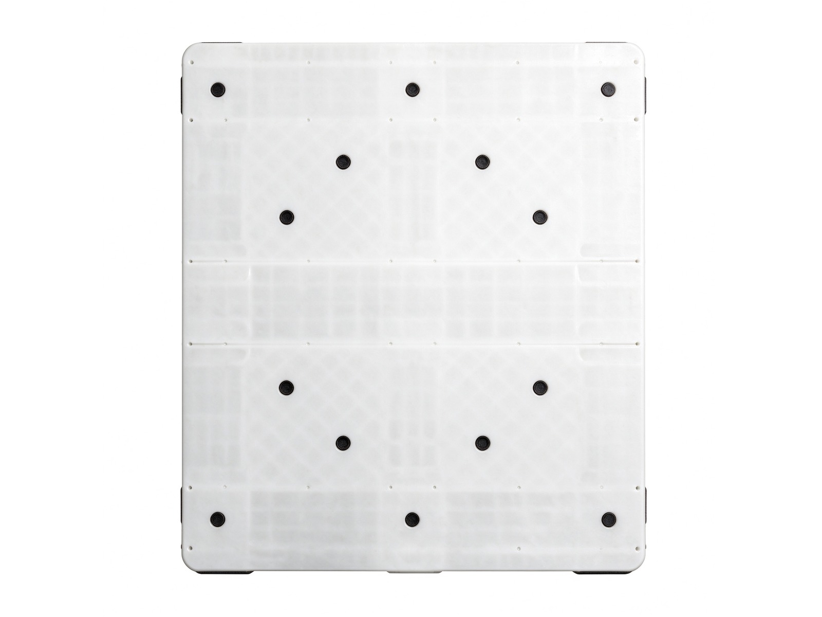 1312 Three-Runner Solid Deck Plastic Pallet - Image 4