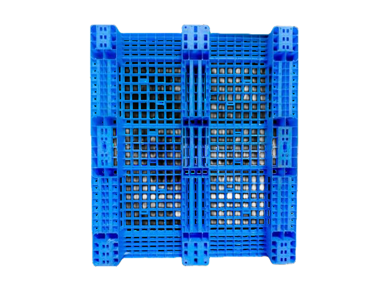 1412 Three-Runner Ventilated Grid Deck Pallet - Image 3