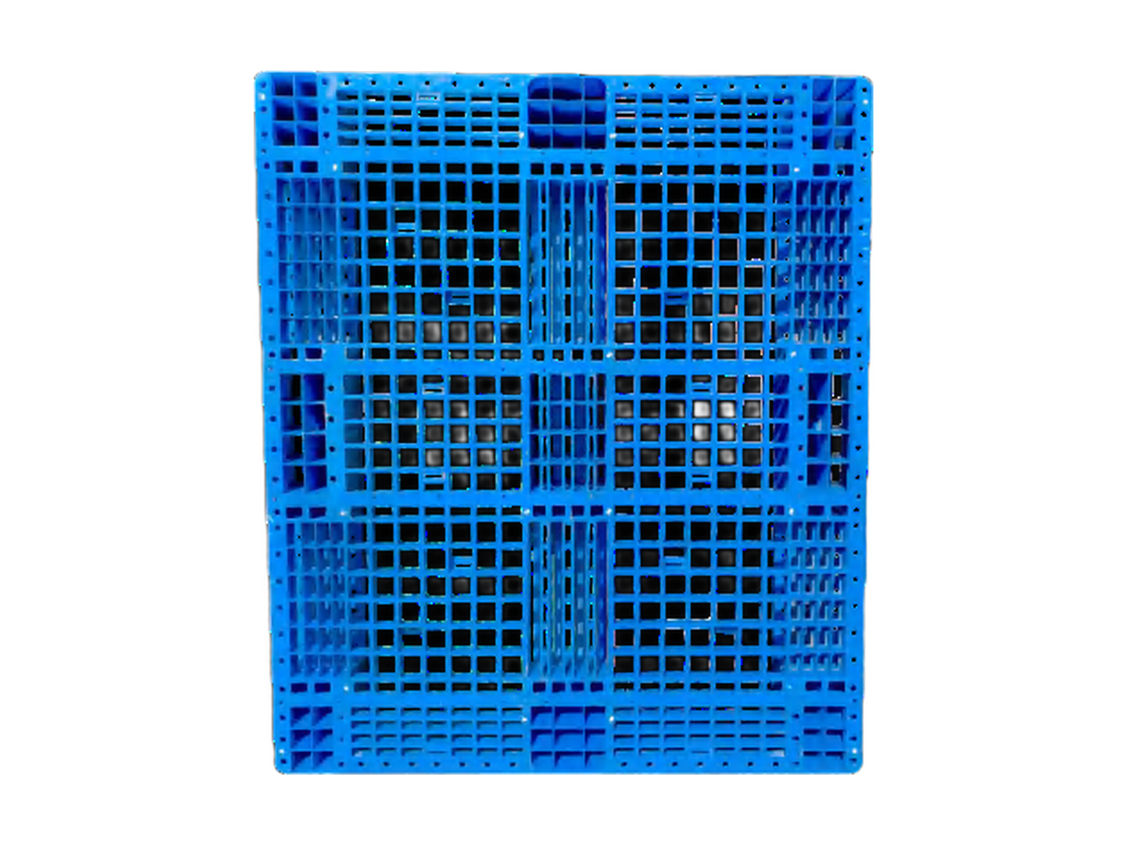 1412 Three-Runner Ventilated Grid Deck Pallet - Image 2