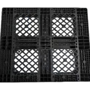 Cross-Runner Grid Deck Plastic Pallet